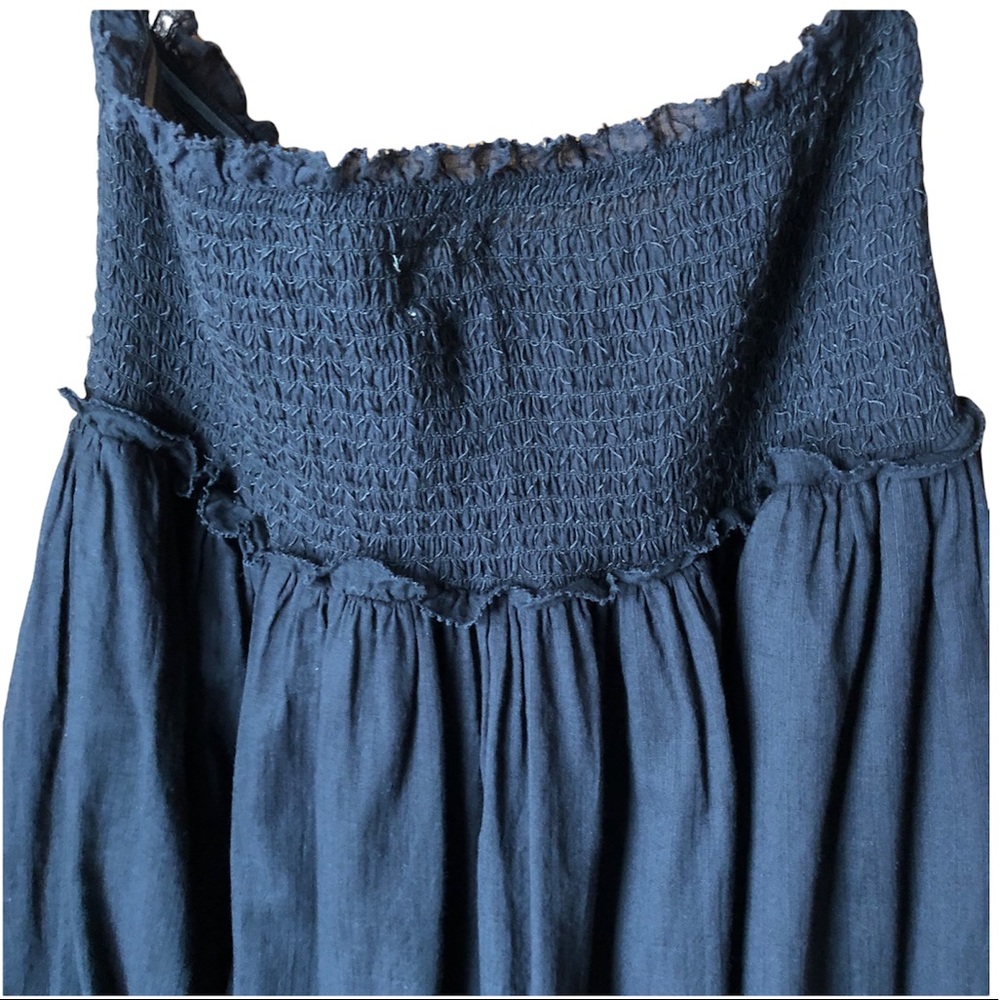 Denim & Supply Ralph Lauren Black Strapless Maxi Dress - Picture 8 of 14